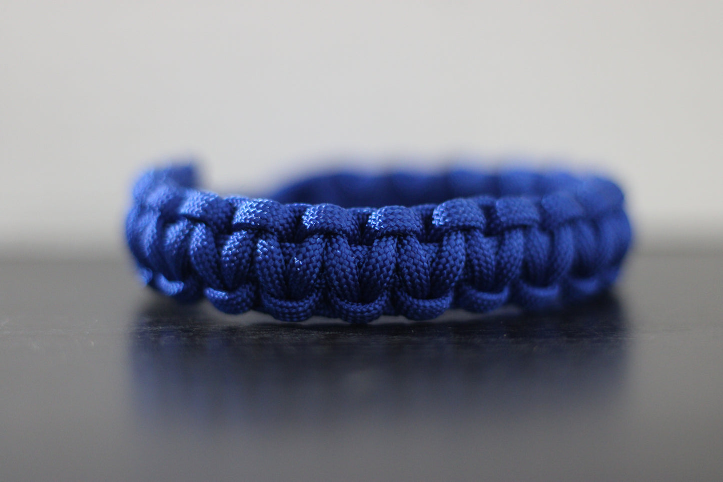 Blue paracord bracelet