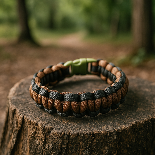Black and Brown Paracord Bracelet