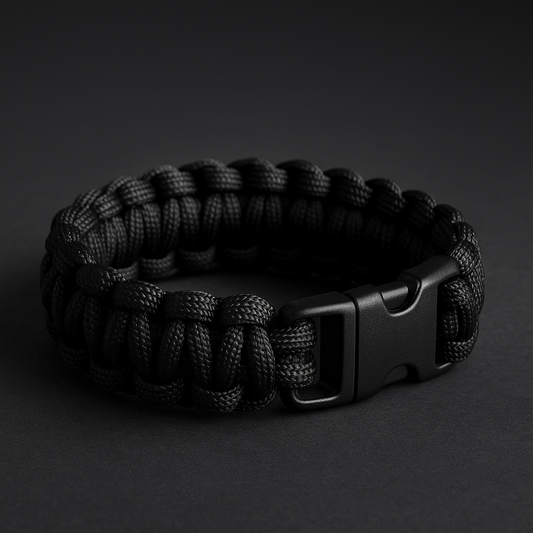 Bracelet en paracorde noir