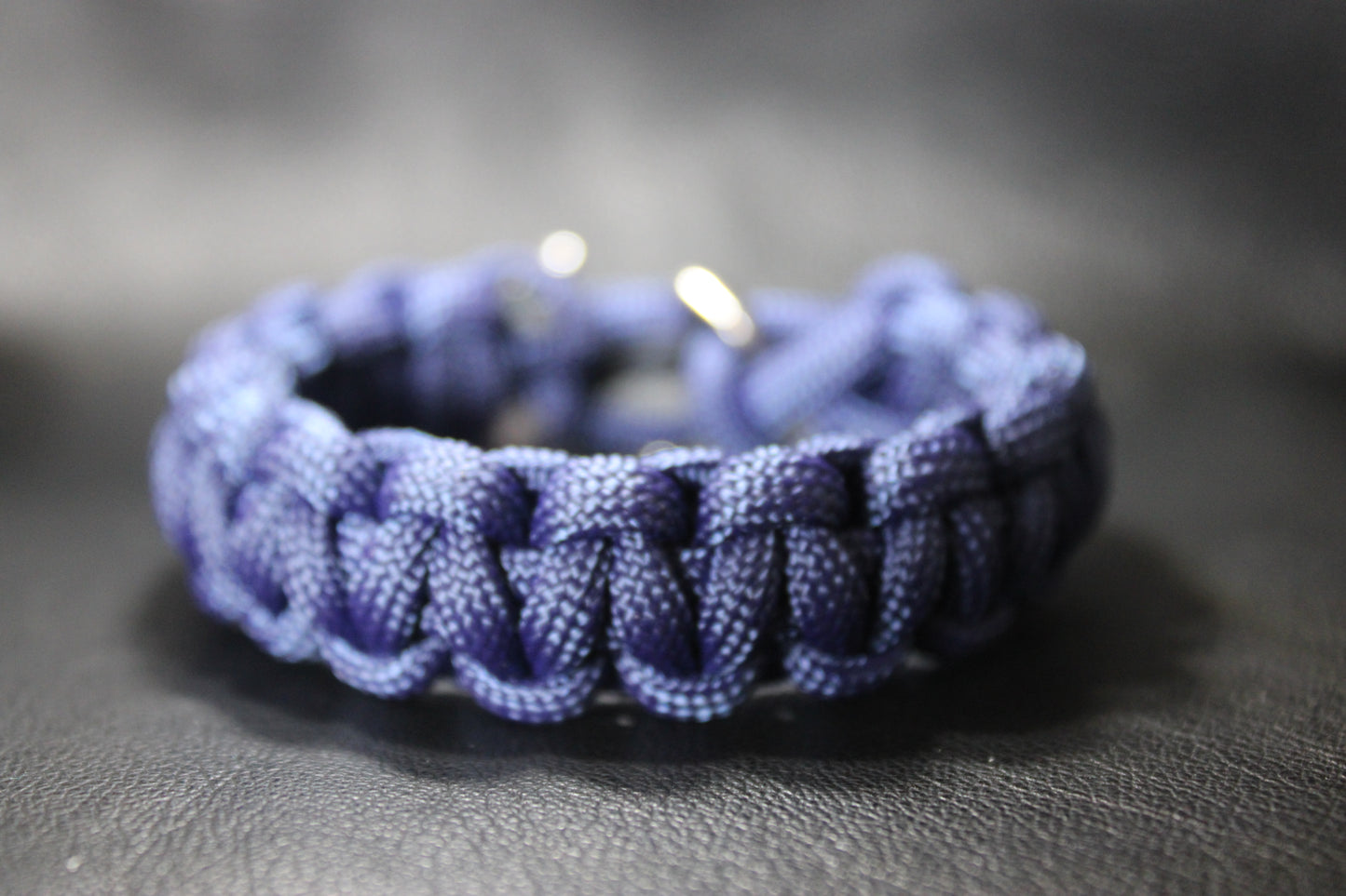 Blue paracord bracelet