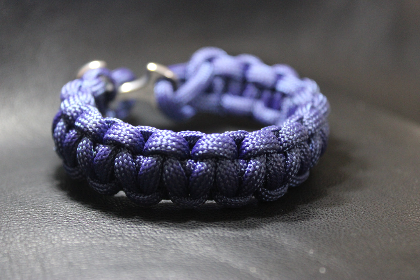 Blue paracord bracelet