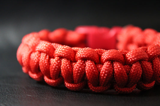 Red Paracord Bracelet