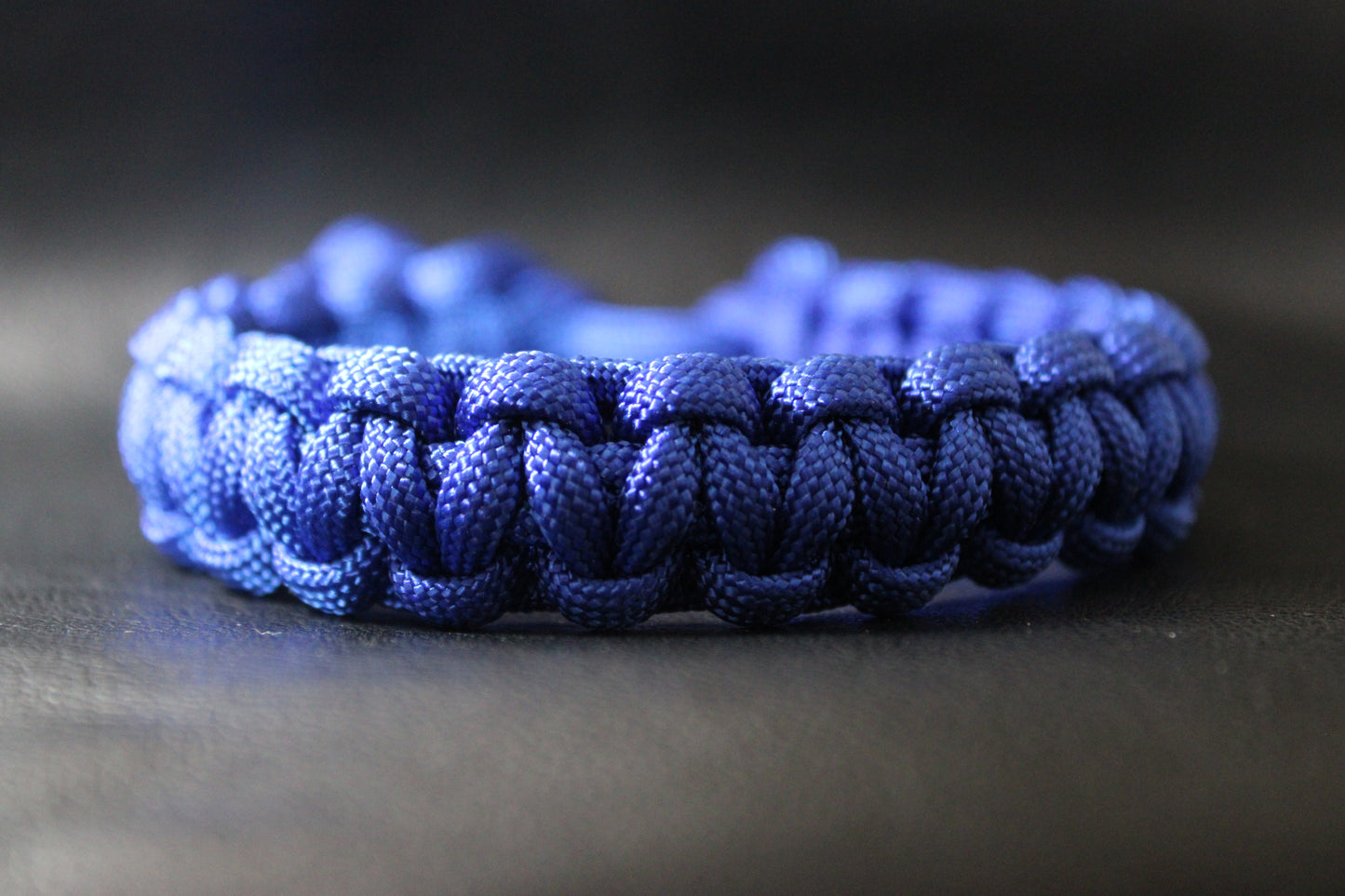 Blue paracord bracelet